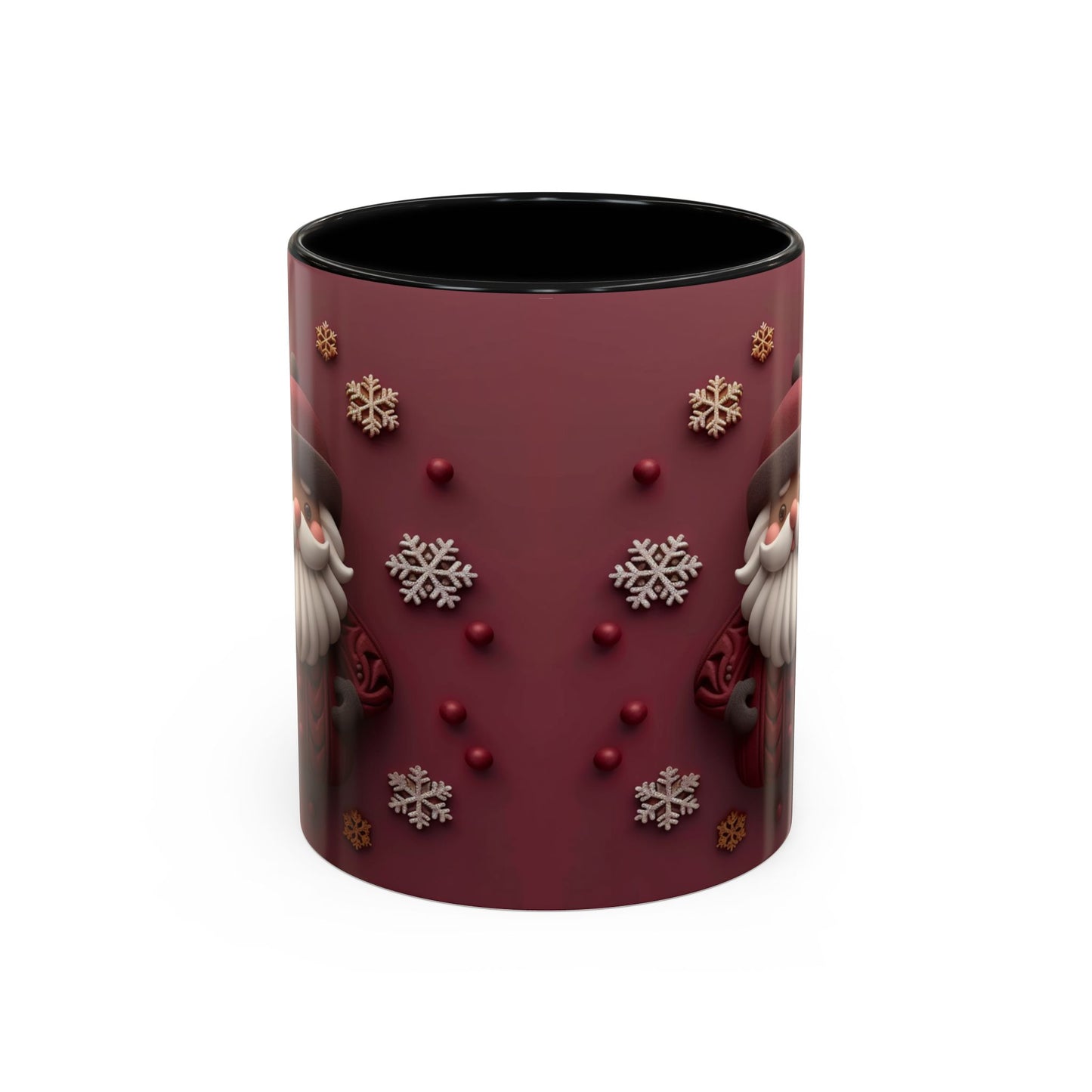 Cute Santa Face Holiday Mug | Christmas Accent Coffee Mug