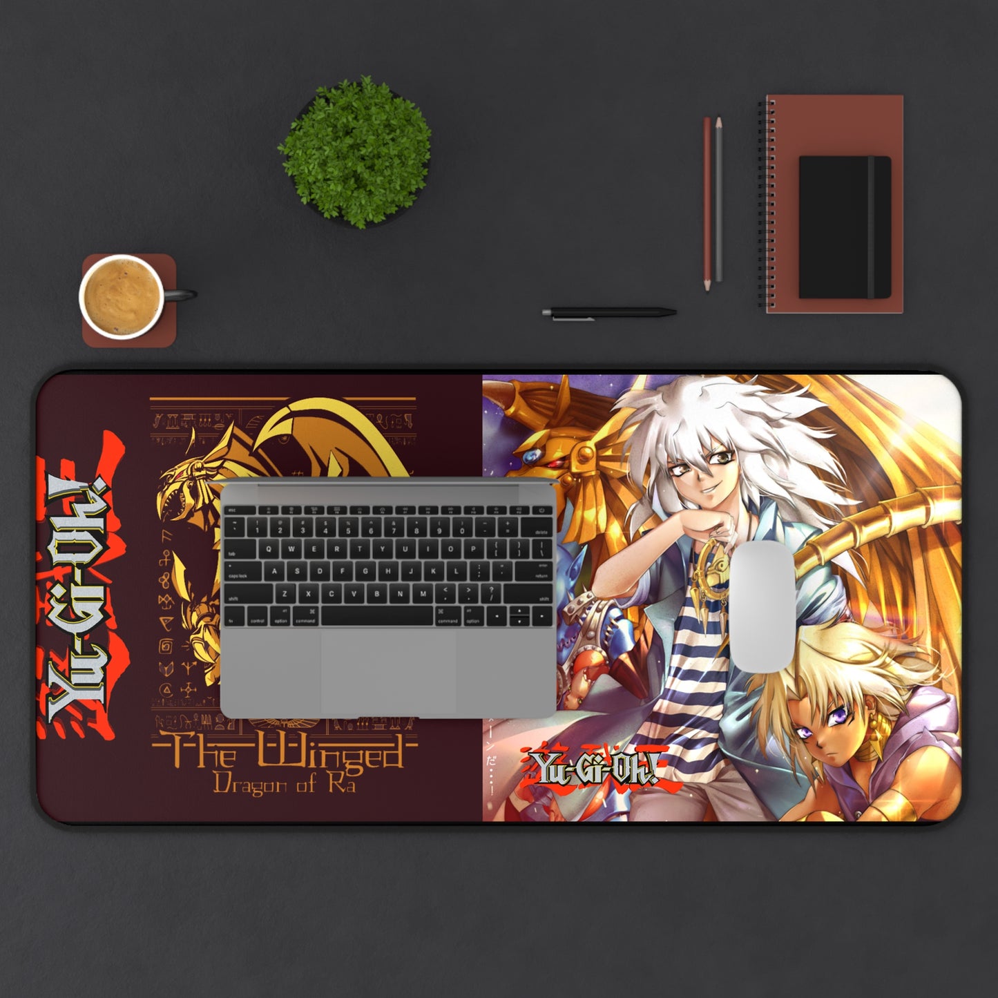 Yu-Gi-Oh! The Winged Dragon Desk Mat | Playmat-Style Gaming Mouse Pad