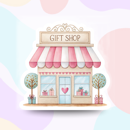 Village Shop Collection | Glossy Vinyl Stickers
