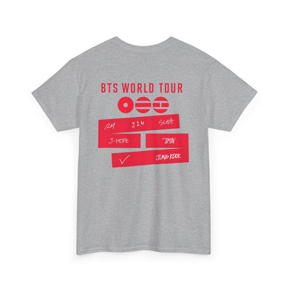 K-Pop World Tour Tee | BTS Fan Band Tour Shirt