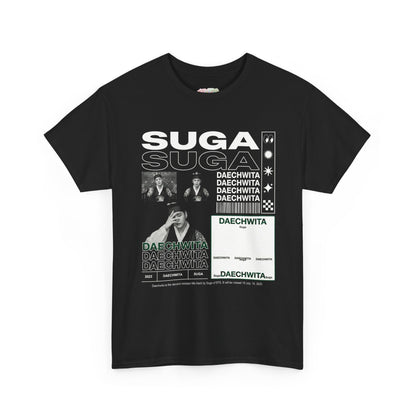 Suga Daechwita Graphic Tee | K-Pop Rapper Photo Collage Shirt