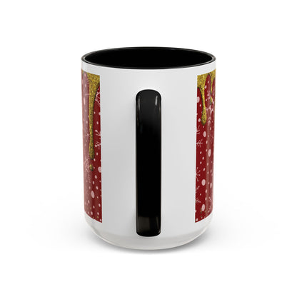 Grinch and Mouse Santa Mug | Accent Coffee Mug 11oz 15oz