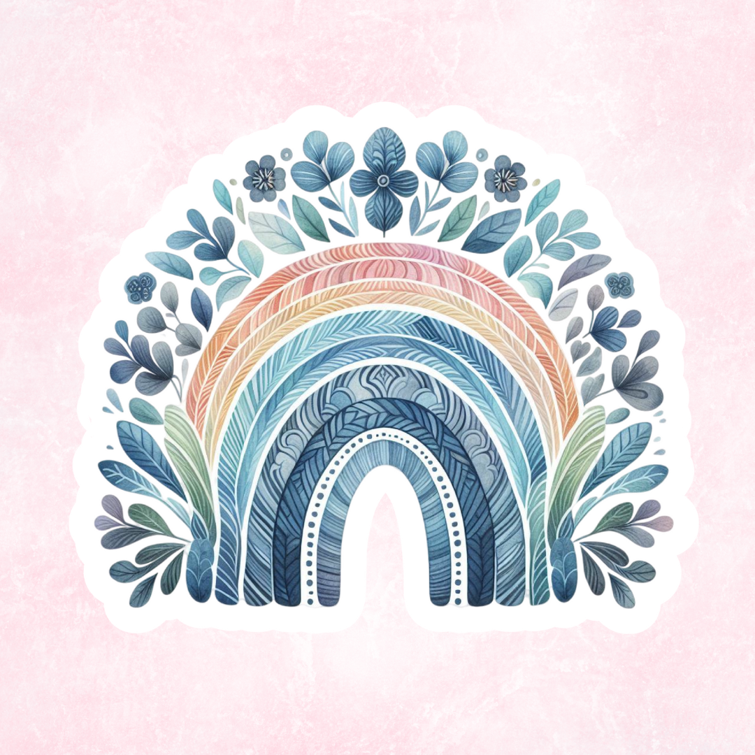 Holographic Rainbow Sticker Collection | Vinyl Water Resistant Stickers