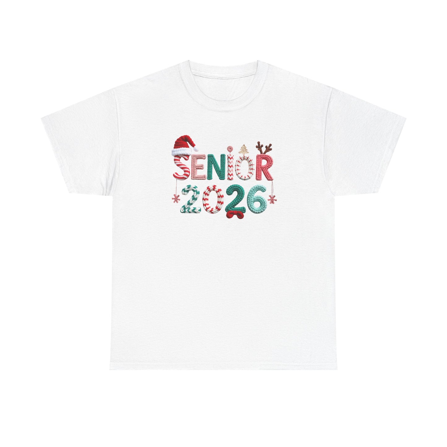 Senior 2026 Christmas Tee  Festive Graduation Santa Hat Design