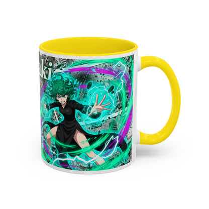 Accent Coffee Mug - Anime Girl Psychic Power Design (11/15oz)