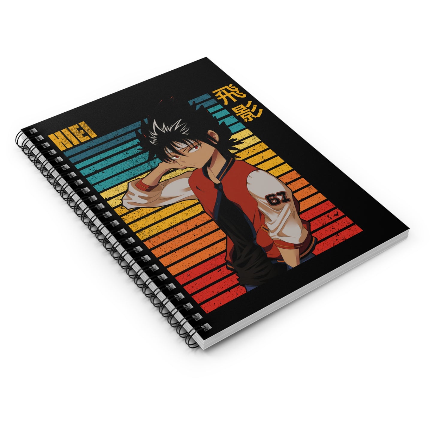 Retro Anime Character Spiral Notebook | Ruled Notebook