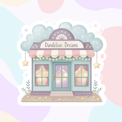Village Shop Collection | Glossy Vinyl Stickers