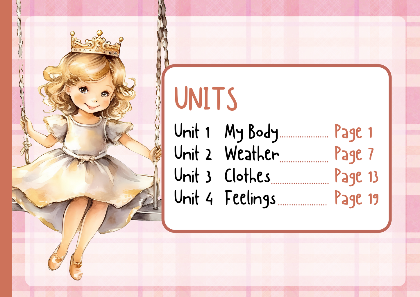 Pink Pre-school Activity Book | Digital Download