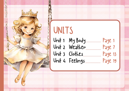 Pink Pre-school Activity Book | Digital Download