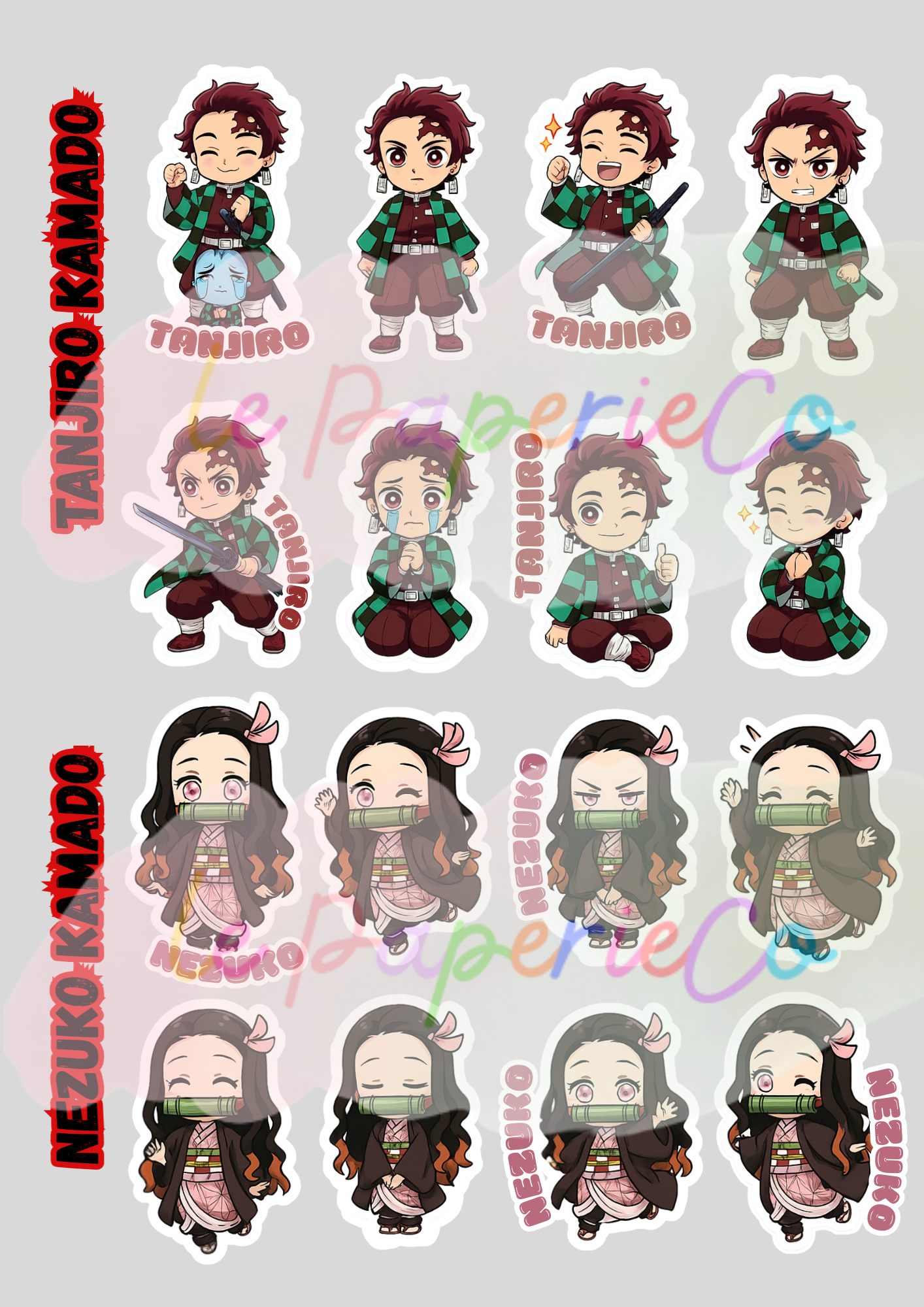 Demon Slayer Sticker Collection | Vinyl Stickers