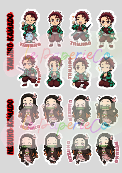 Demon Slayer Sticker Collection | Vinyl Stickers