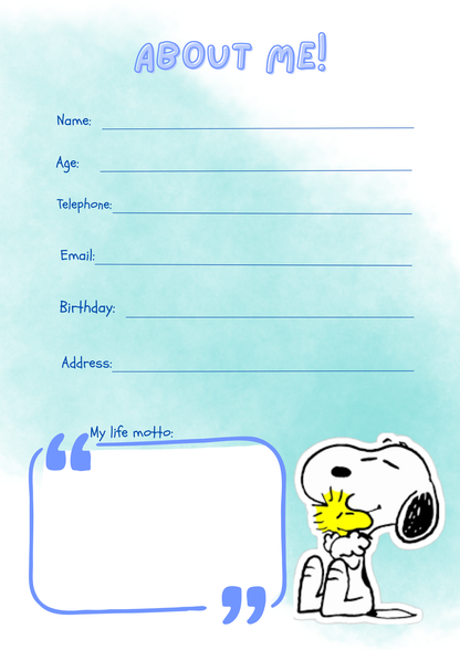 Snoopy Inspired 2026 Planner | Digital Download