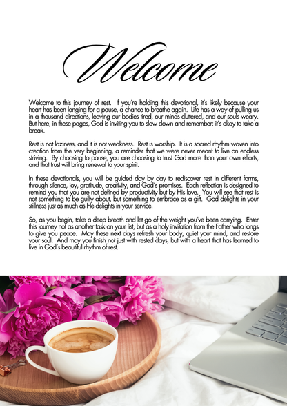 It's Okay to Take a Break | Daily Devotional Journal