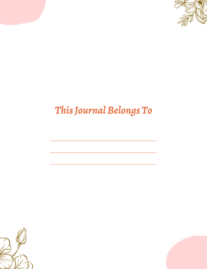 Gratitude Journal With Prompts | Digital Download