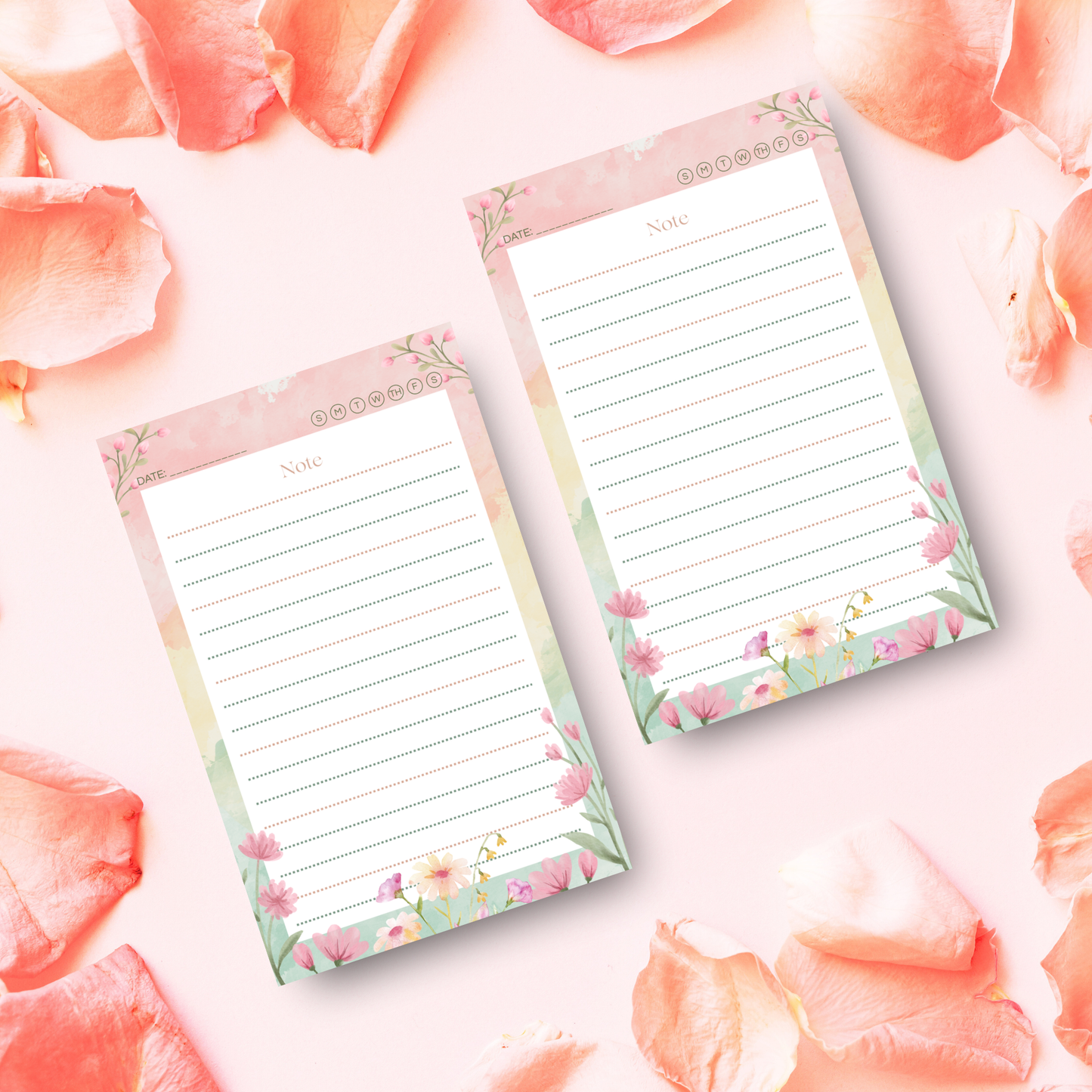 Floral Notepad Collection | 50 pages