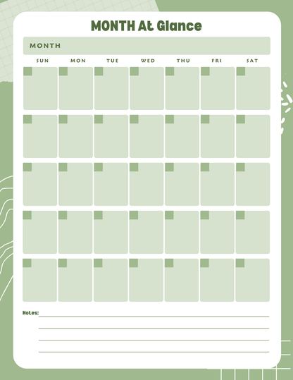 Healthy Living Planner | Digital Download