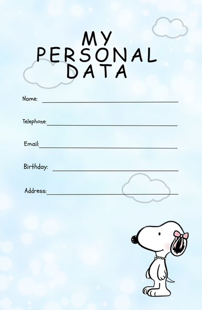 Snoopy Inspired 2026 Planner v3 | Digital Download