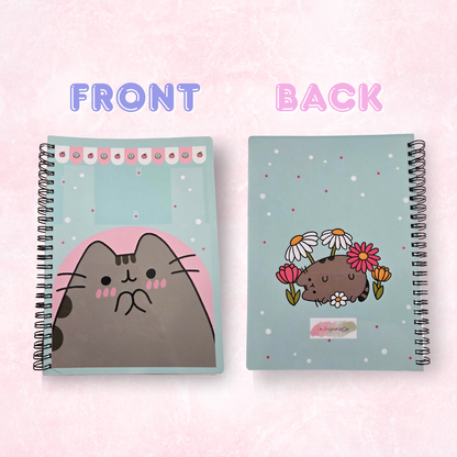 Kawaii Kitty Laminated Notebook | 60 Pages