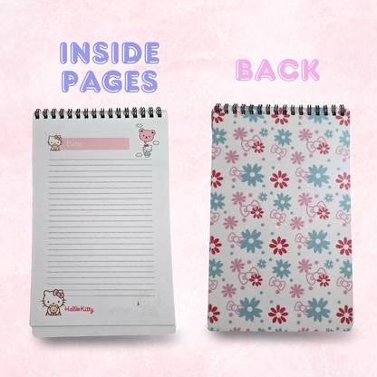 Hello Kitty Inspired Laminated Notebook | 120 Pages