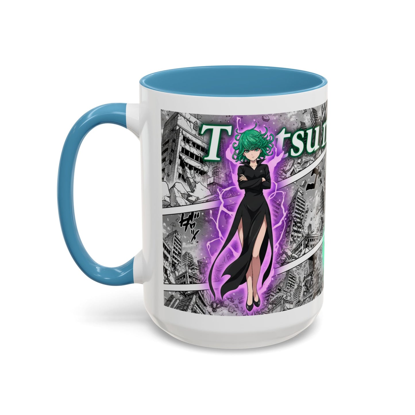 Accent Coffee Mug - Anime Girl Psychic Power Design (11/15oz)