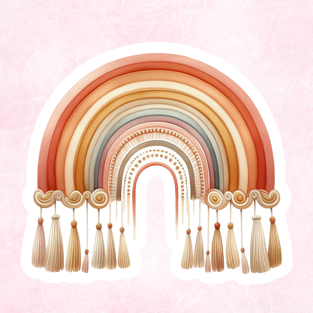 Holographic Rainbow Sticker Collection | Vinyl Water Resistant Stickers