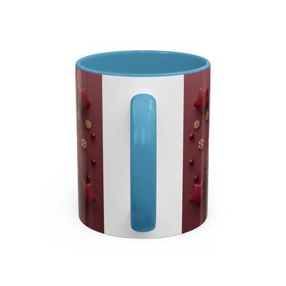 Cute Santa Face Holiday Mug | Christmas Accent Coffee Mug