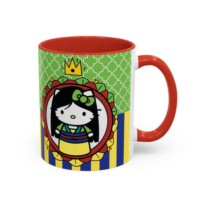 Cute Princess Kitty Mug | Accent Coffee Mug