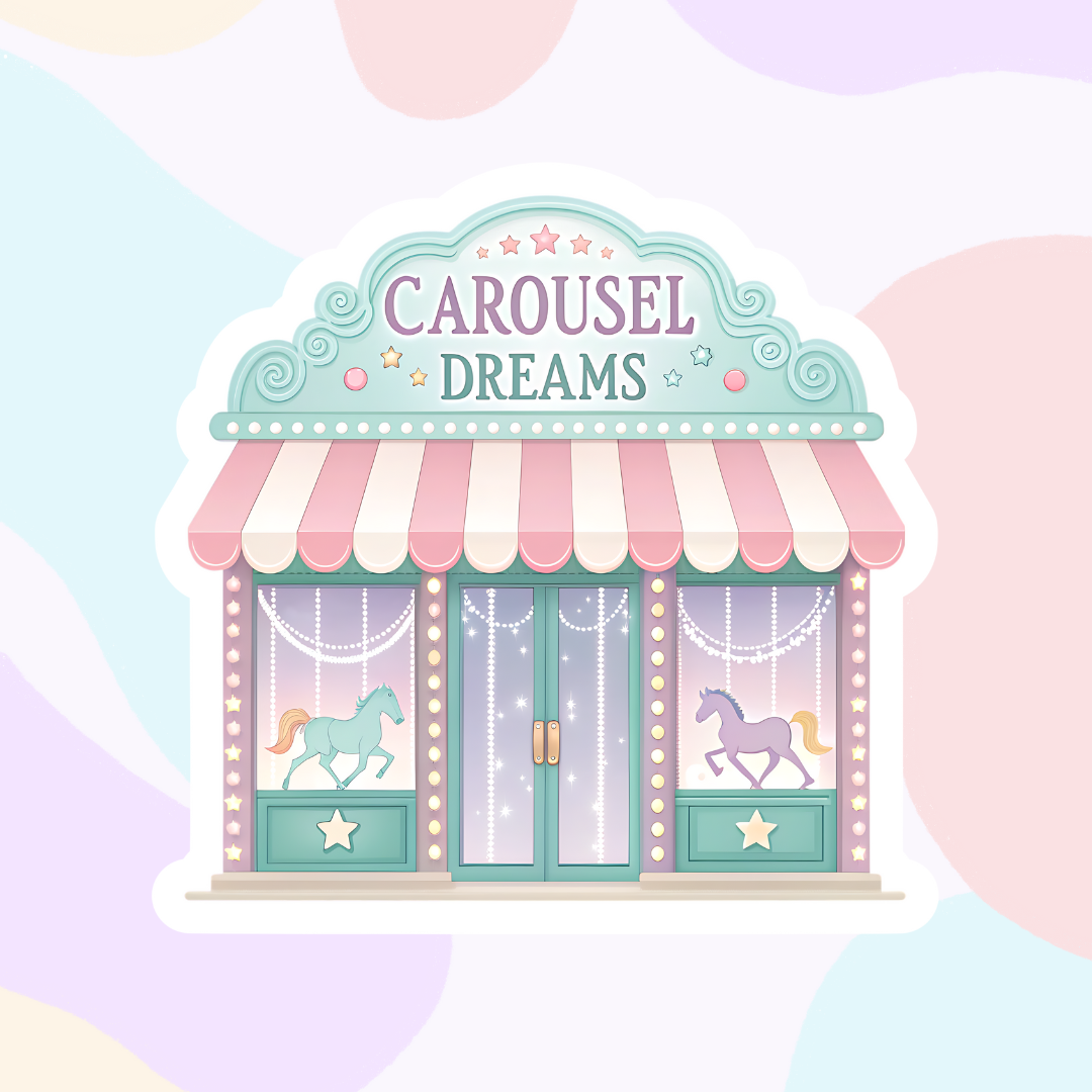 Village Shop Collection | Glossy Vinyl Stickers