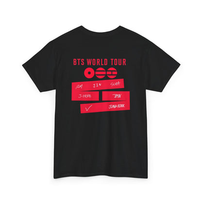 BTS World Tour Jungkook T-Shirt | K-Pop Concert Tee
