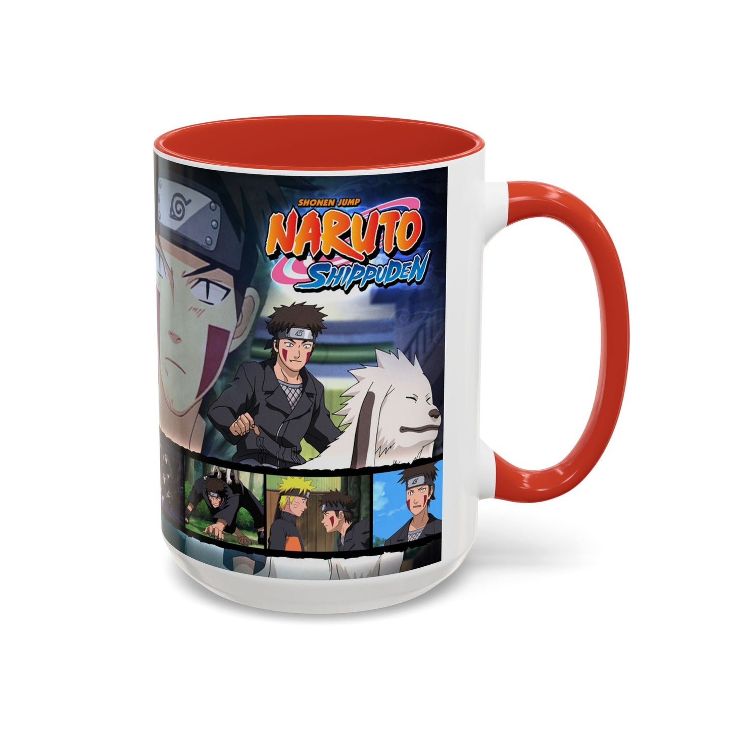 Anime Character Collage Coffee Mug  Naruto Shippuden Design (11/15oz)
