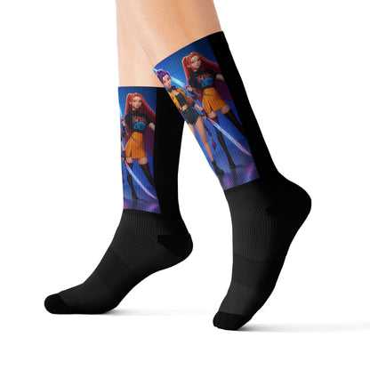 Superhero Team Socks | Sublimation Socks