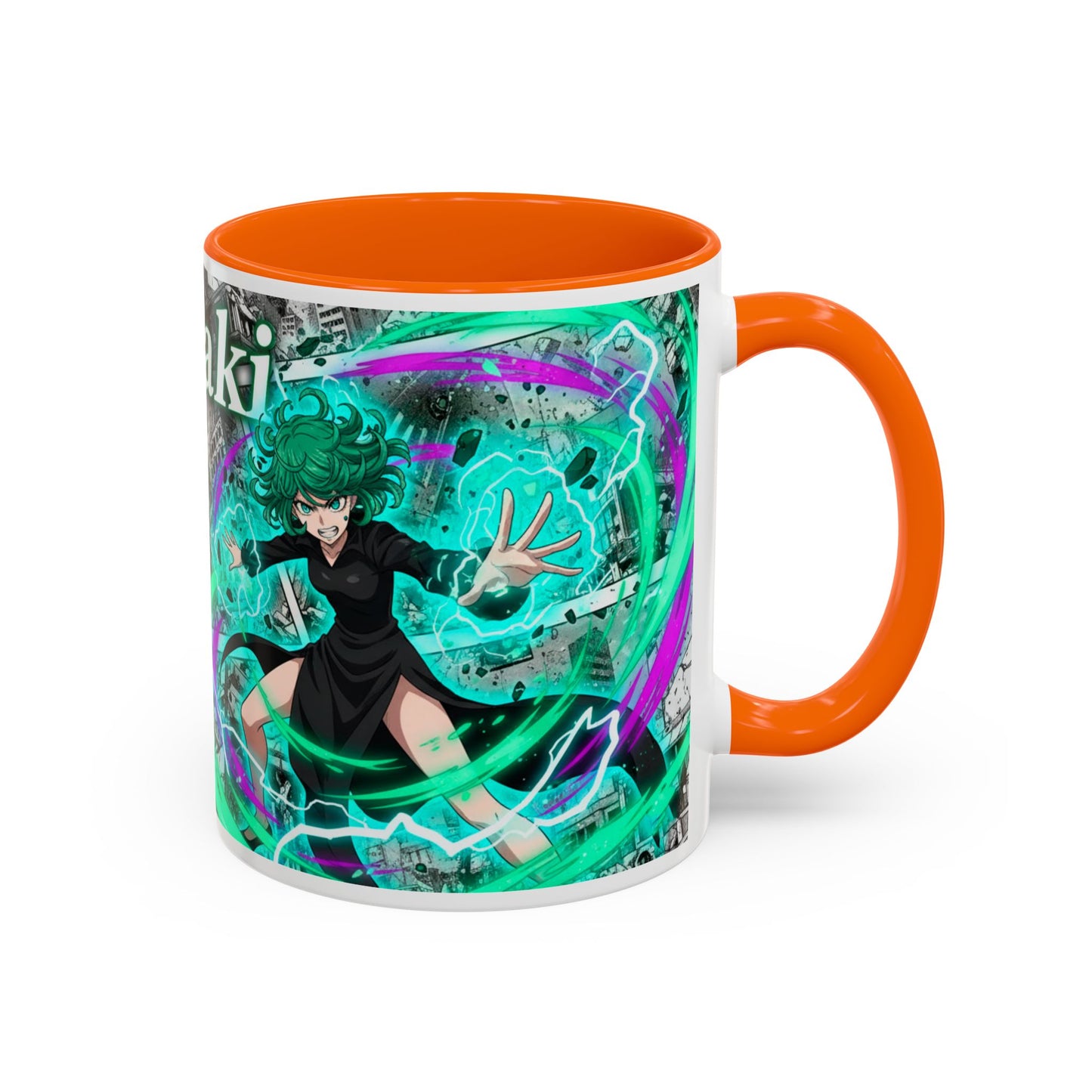 Accent Coffee Mug - Anime Girl Psychic Power Design (11/15oz)
