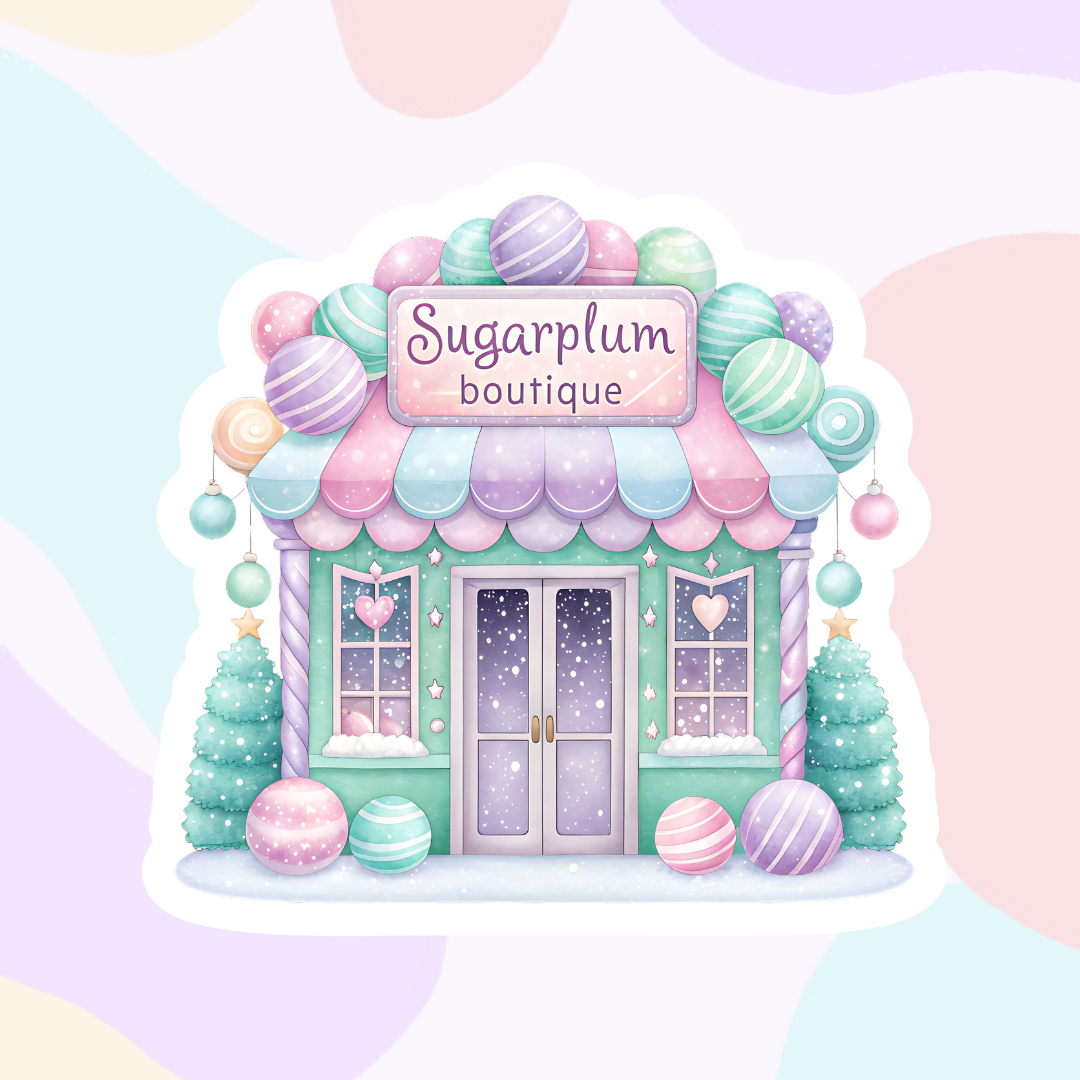 Village Shop Collection | Glossy Vinyl Stickers