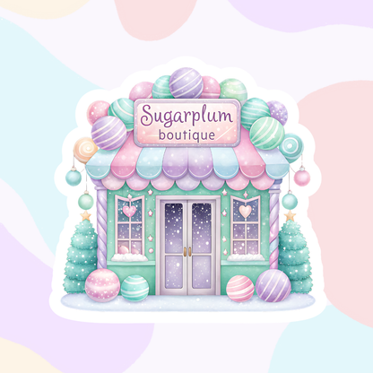 Village Shop Collection | Glossy Vinyl Stickers