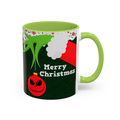 Grinch Merry Christmas Mug | Accent Coffee Mug 11oz 15oz