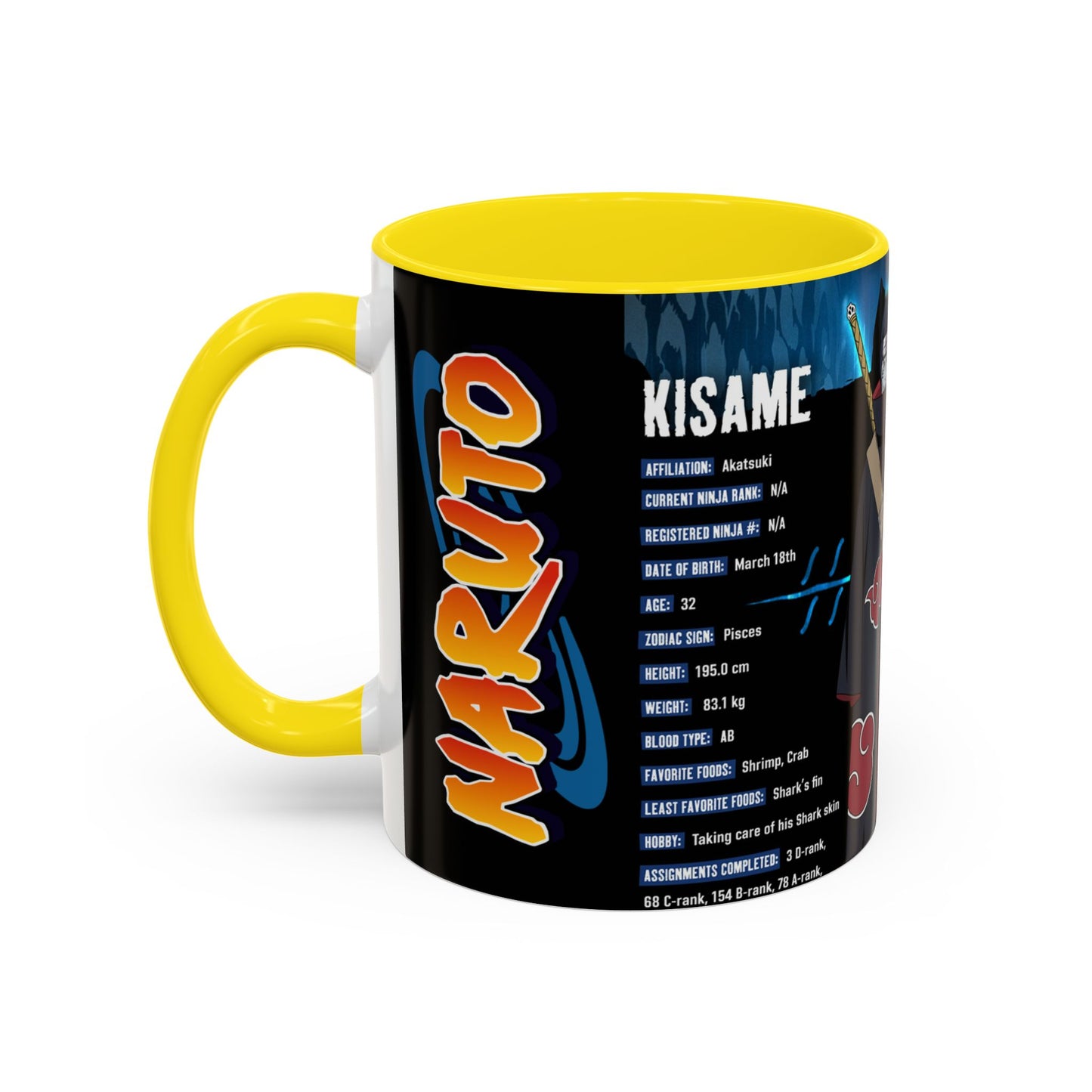 Naruto Shippuden Kisame Coffee Mug | Anime Accent Mug (11/15oz)