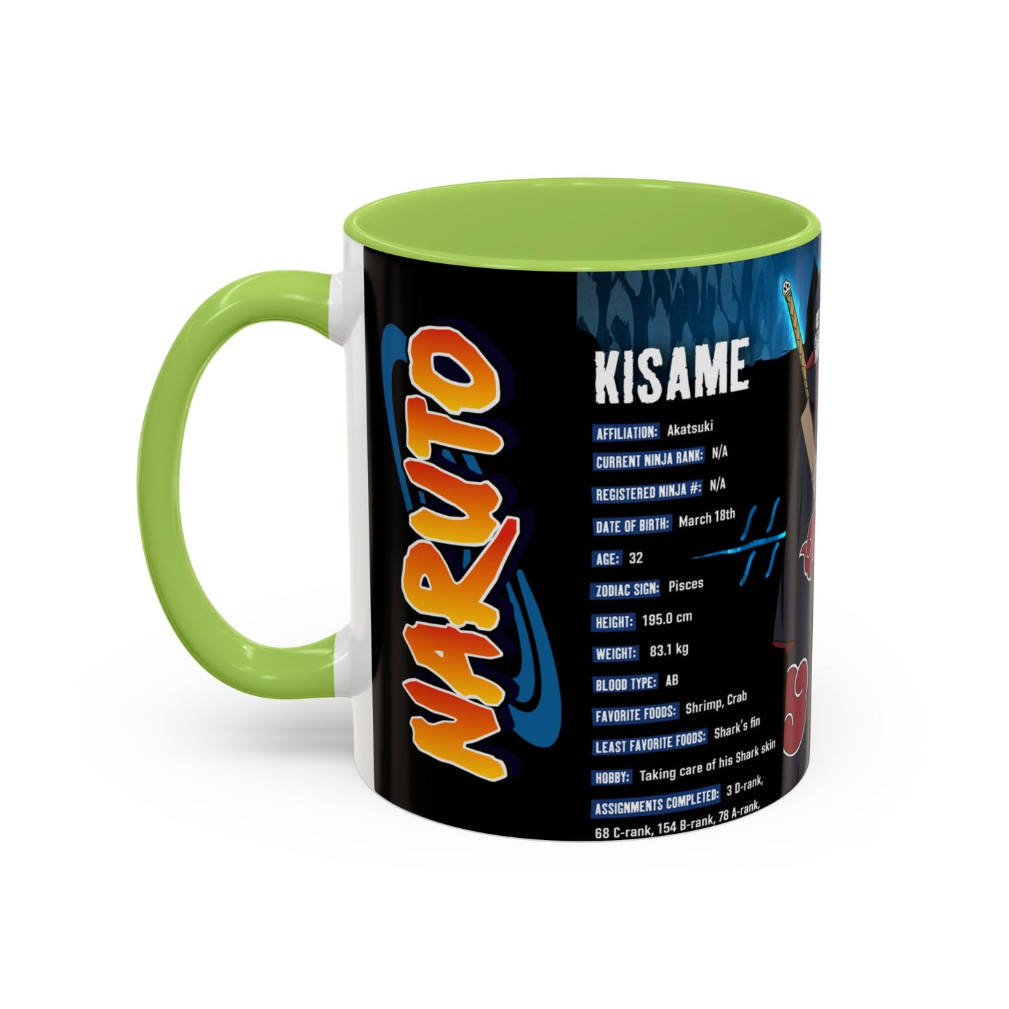 Naruto Shippuden Kisame Coffee Mug | Anime Accent Mug (11/15oz)