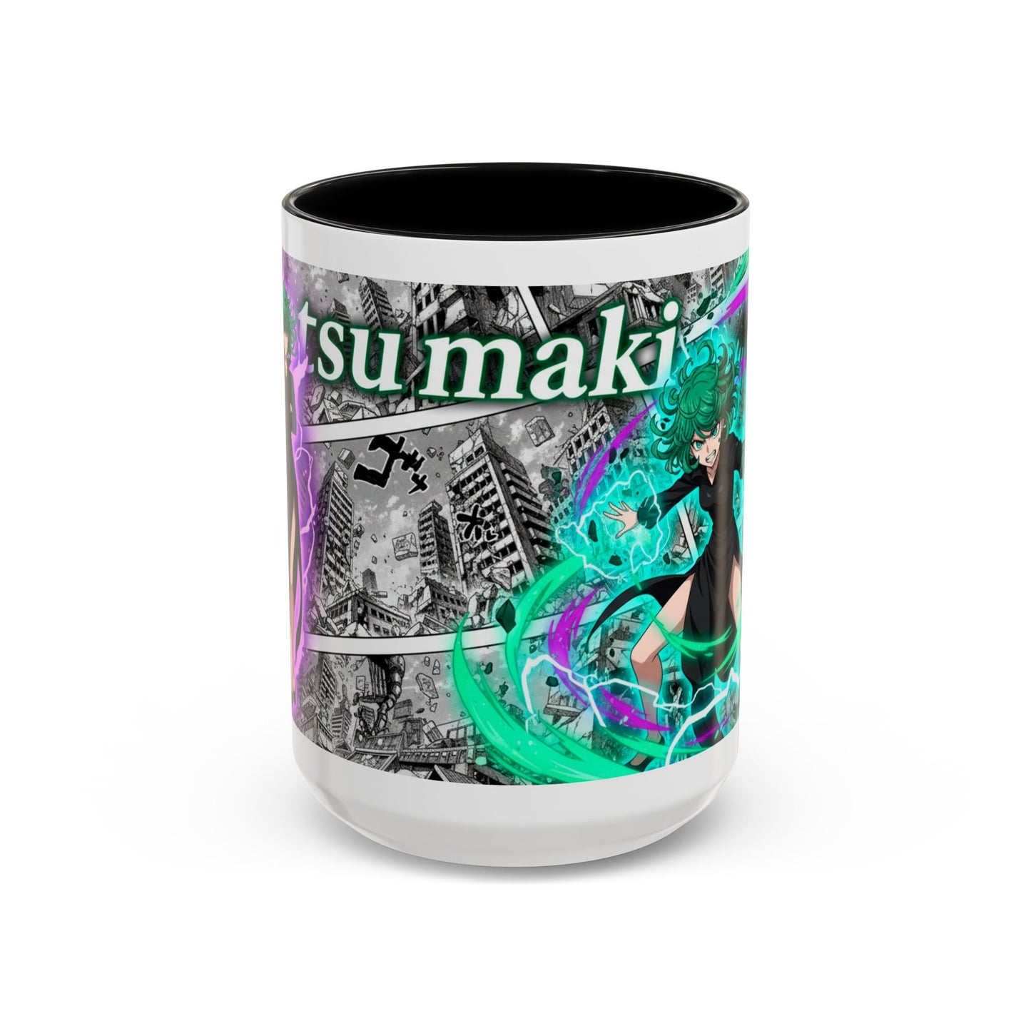 Accent Coffee Mug - Anime Girl Psychic Power Design (11/15oz)