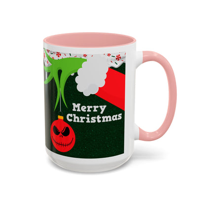 Grinch Merry Christmas Mug | Accent Coffee Mug 11oz 15oz