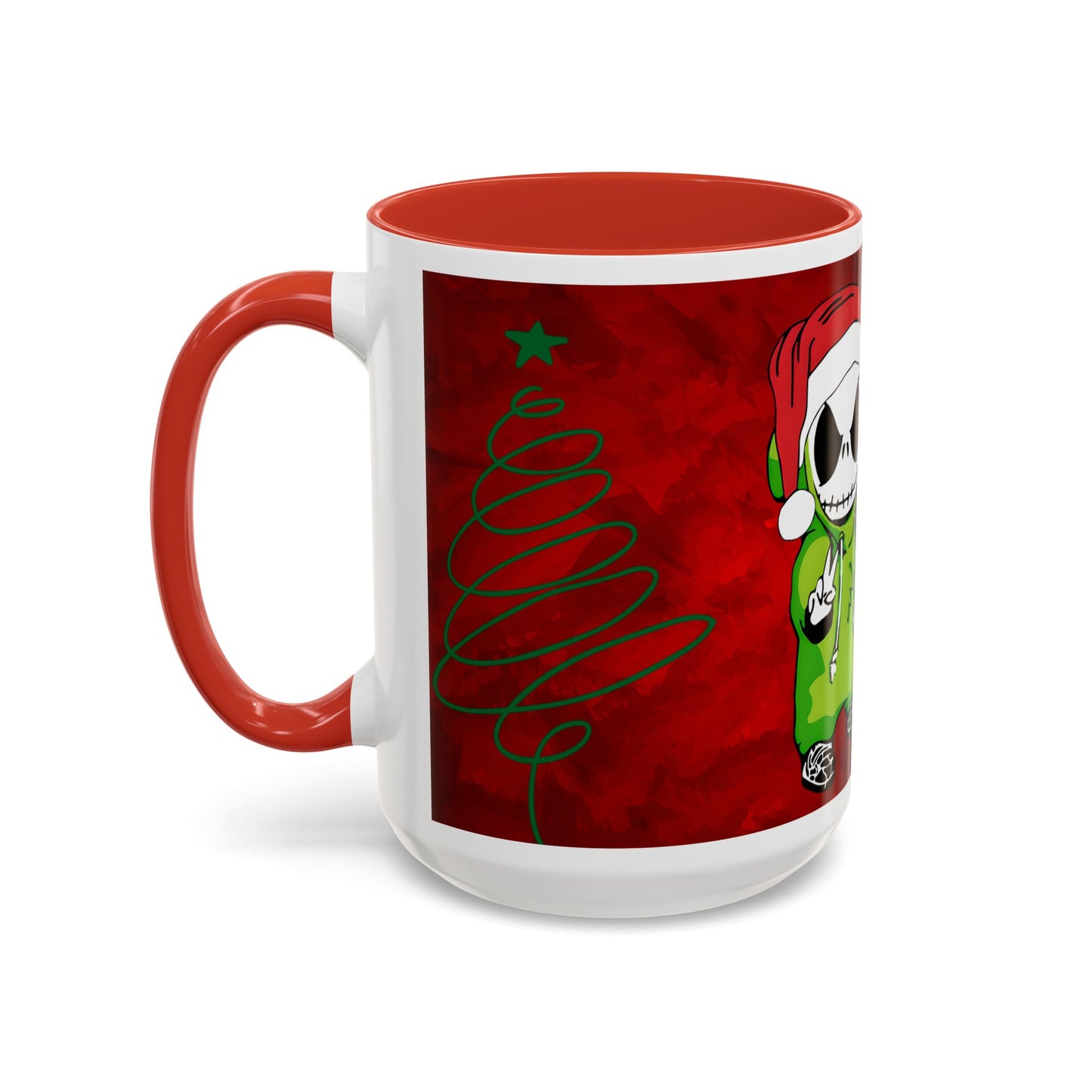 Grinch Jack Skellington Christmas Mug | Accent Coffee Mug