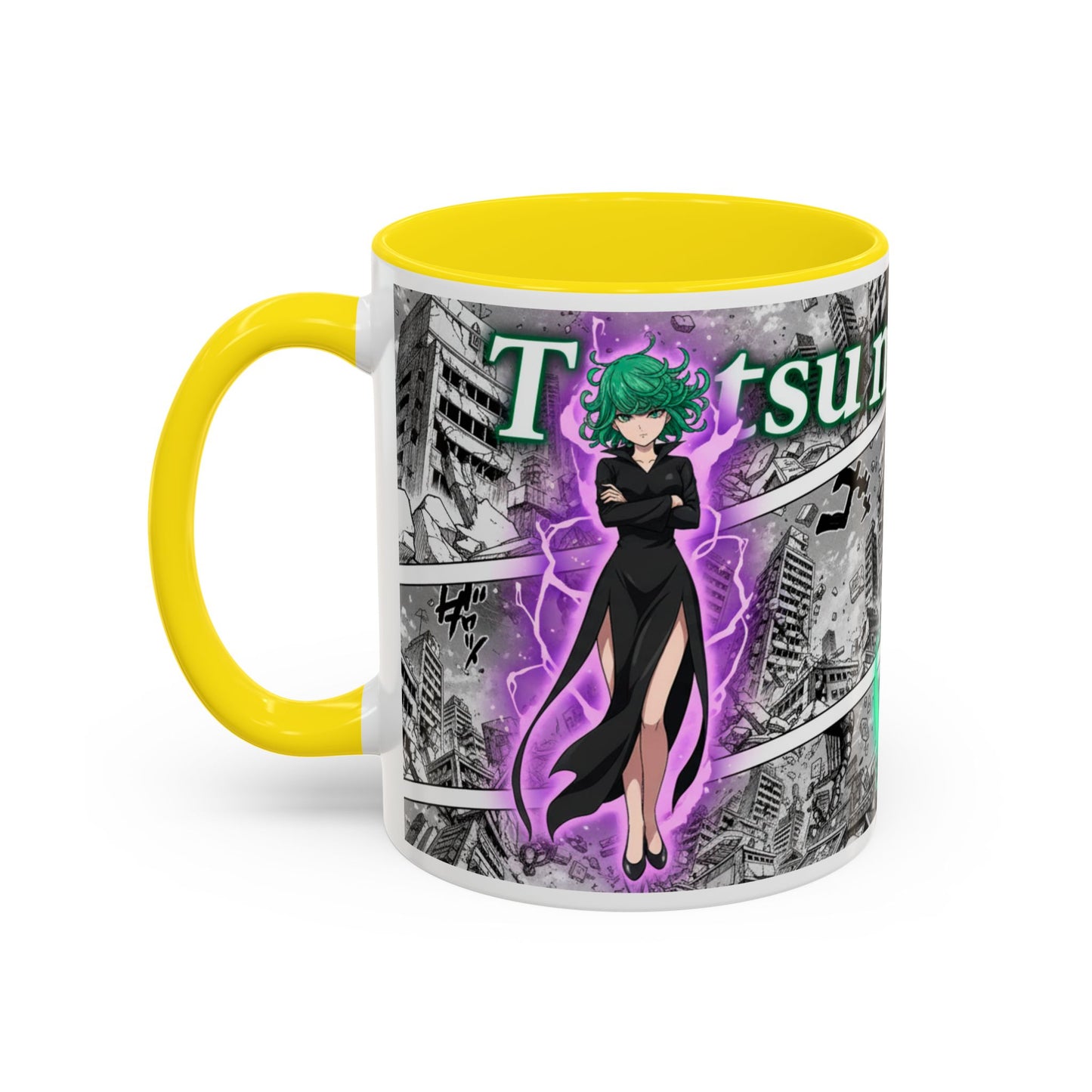 Accent Coffee Mug - Anime Girl Psychic Power Design (11/15oz)