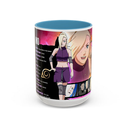 Naruto Shippuden Ino Anime Accent Coffee Mug — 11/15oz