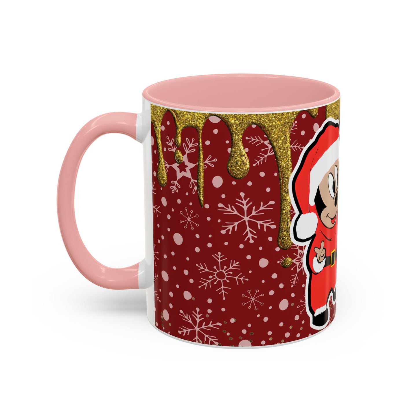 Grinch and Mouse Santa Mug | Accent Coffee Mug 11oz 15oz