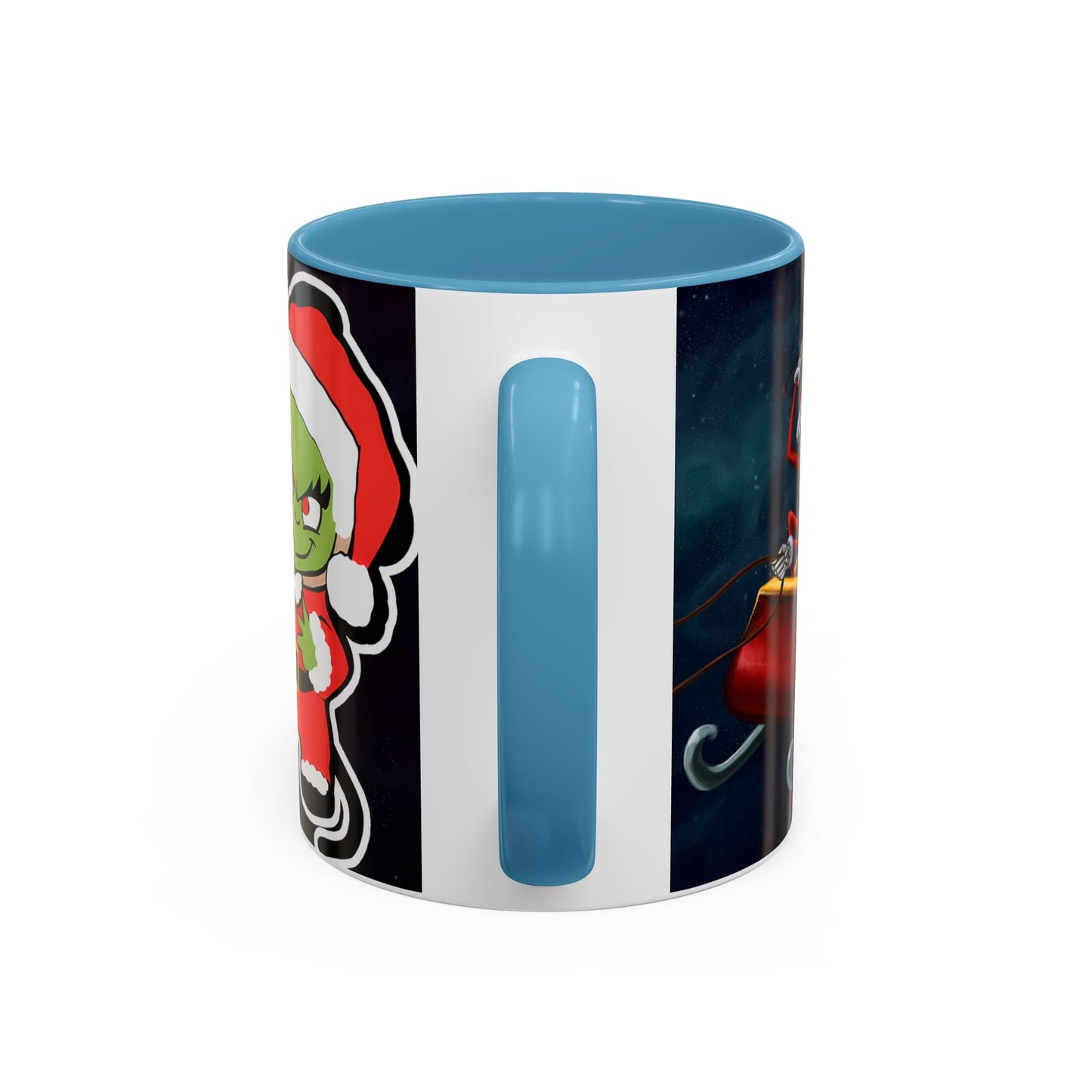 Grinch Jack Skellington Christmas Mug | Accent Coffee Mug
