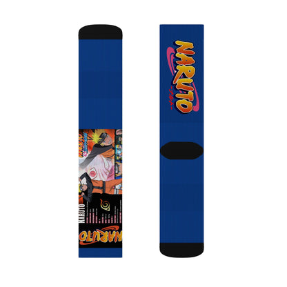 Naruto Anime Graphic Socks | Sublimation Crew Socks