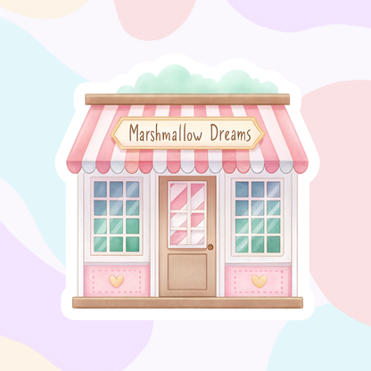 Village Shop Collection | Glossy Vinyl Stickers