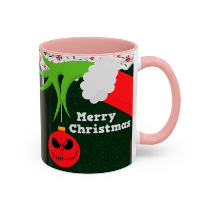 Grinch Merry Christmas Mug | Accent Coffee Mug 11oz 15oz