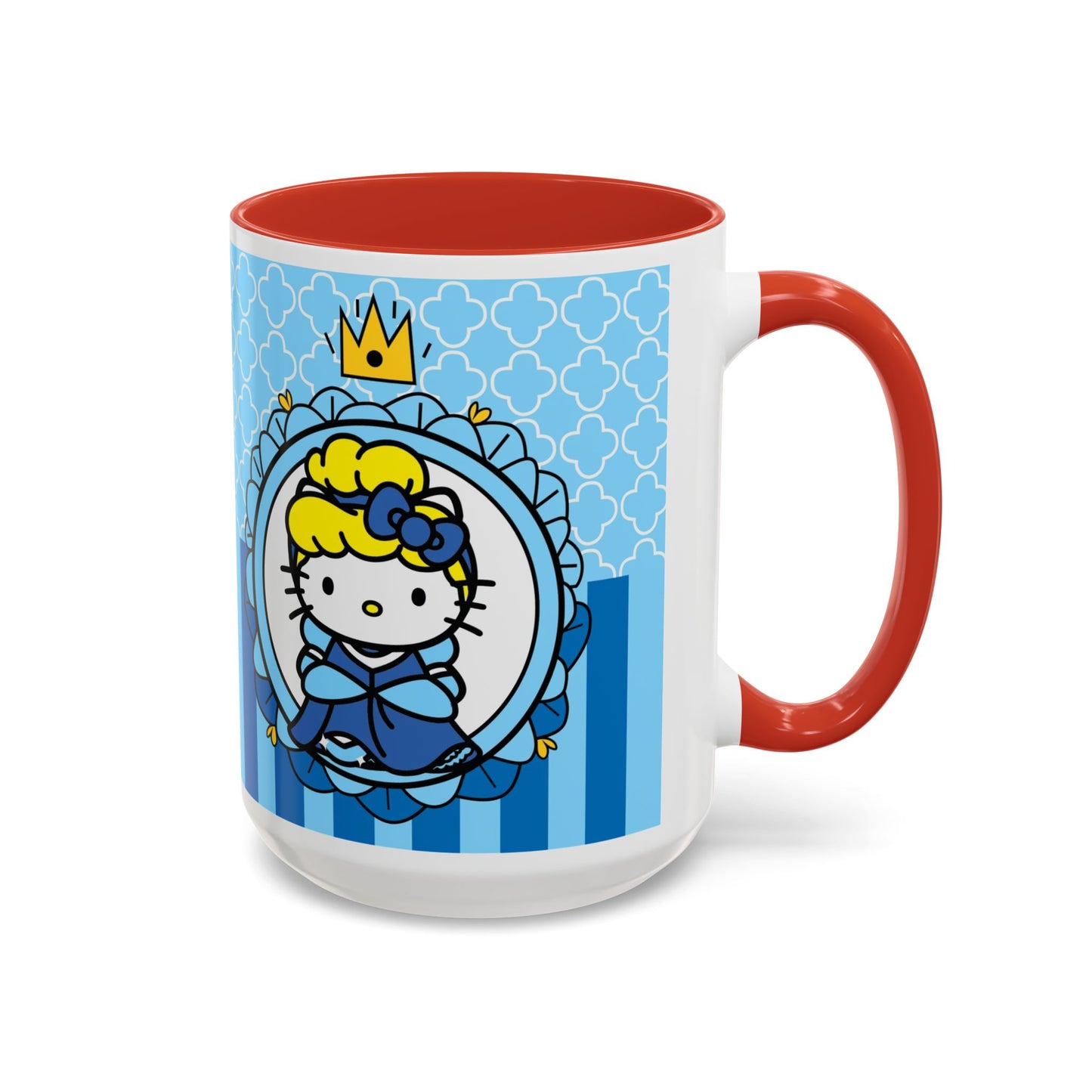 Princess Kitty Portrait Mug | Accent Coffee Mug