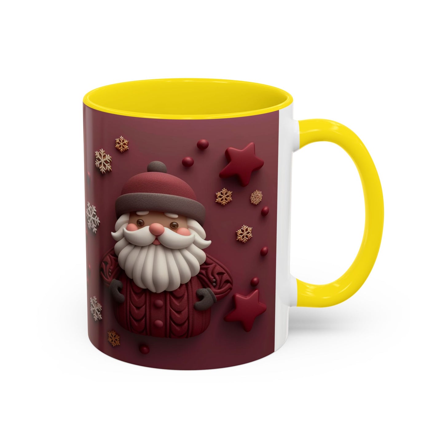Cute Santa Face Holiday Mug | Christmas Accent Coffee Mug