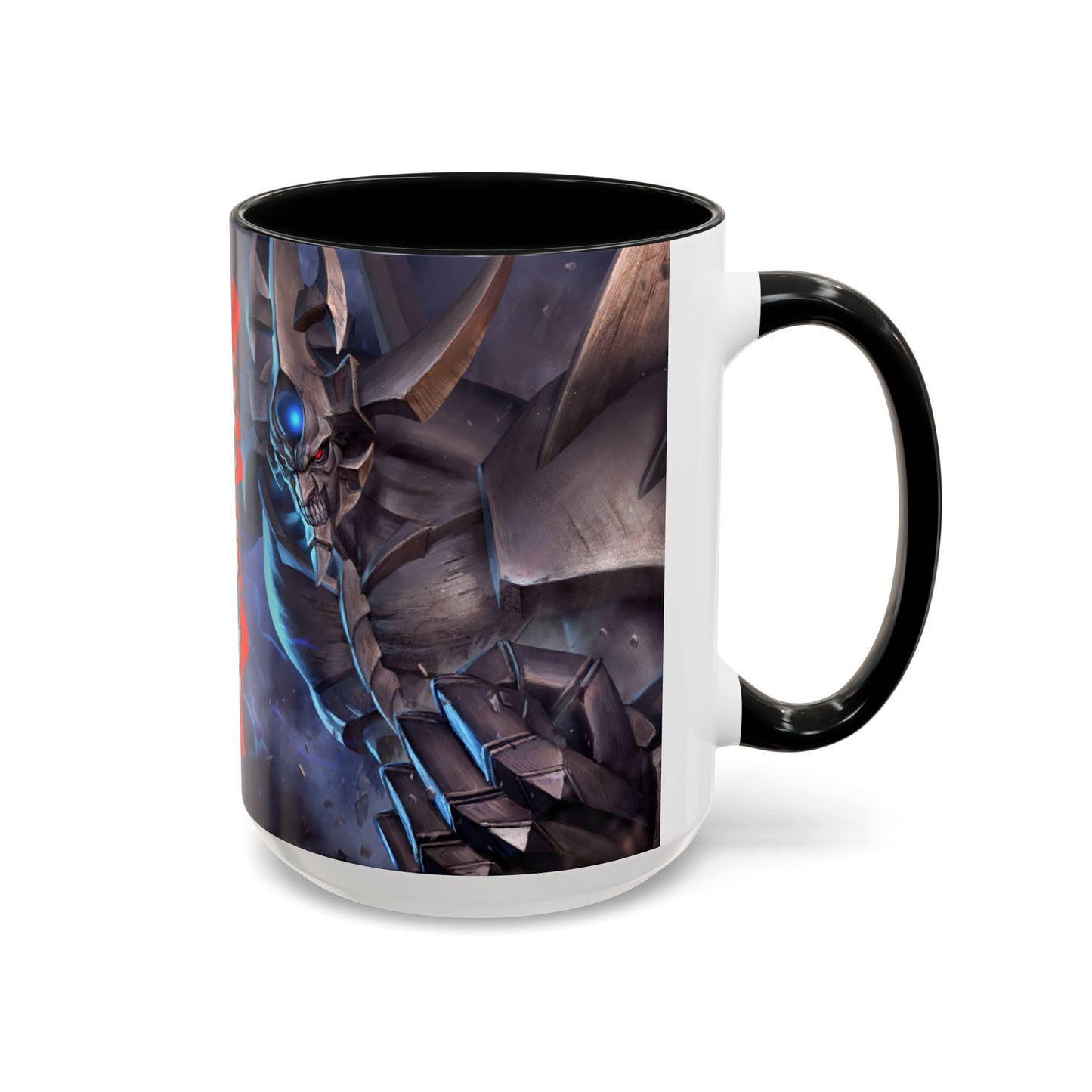 Yu-Gi-Oh! Coffee Mug | Fantasy Skull Warrior Accent Mug (11/15oz)